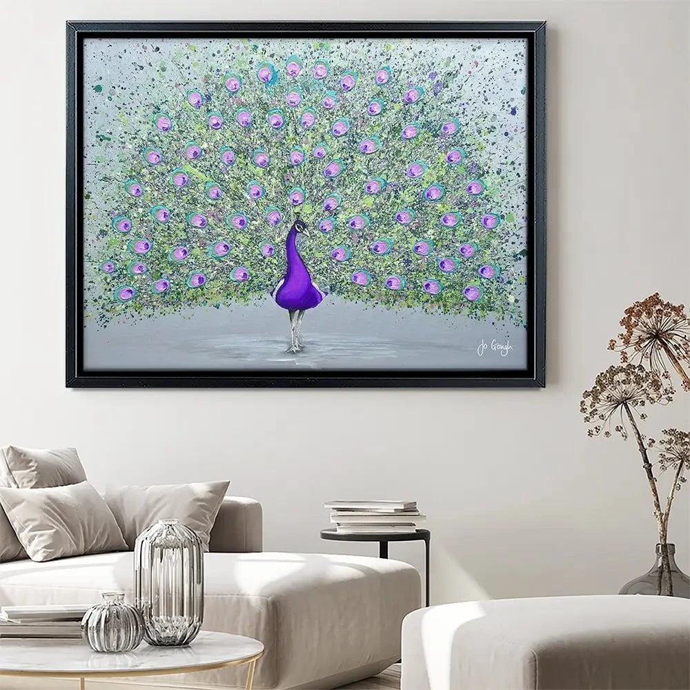 Paisley The Peacock Canvas Print Paisley The Peacock Canvas Print wall art product Jo Gough