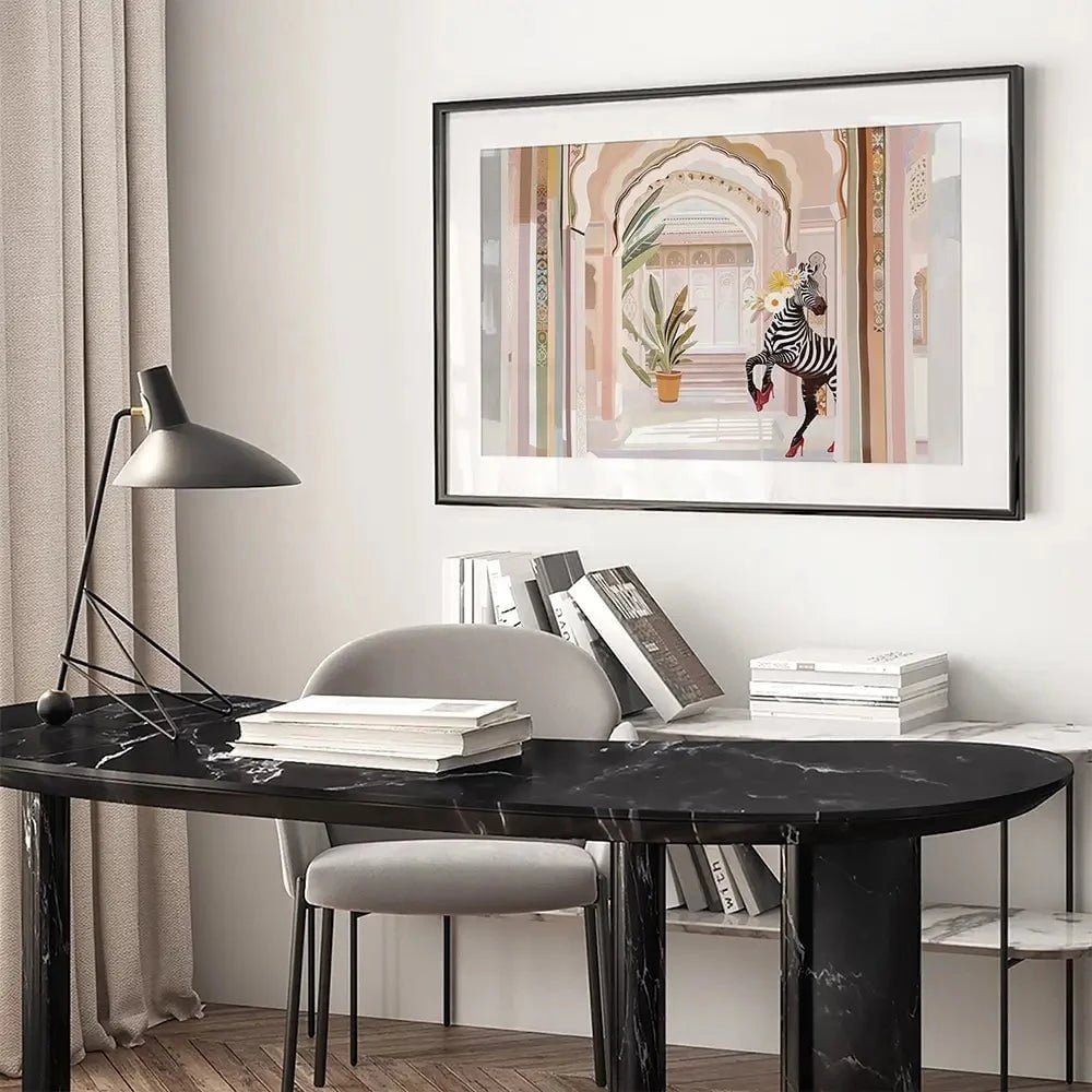Palace Darling Framed Art Print Palace Darling Framed Art Print wall art product Isabella Karolewicz