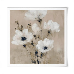 Pale Boho Bouquet 3 Square Art Print Pale Boho Bouquet 3 Square Art Print wall art product Chromatic Storm Studio