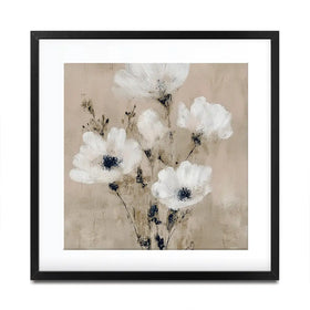 Pale Boho Bouquet 3 Square Framed Art Print Pale Boho Bouquet 3 Square Framed Art Print wall art product Chromatic Storm Studio