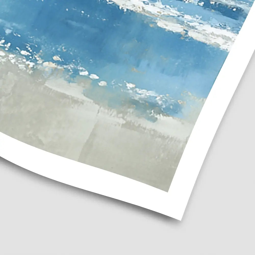Pale Coastal Cliffs Art Print Pale Coastal Cliffs Art Print wall art product Chromatic Storm Studio