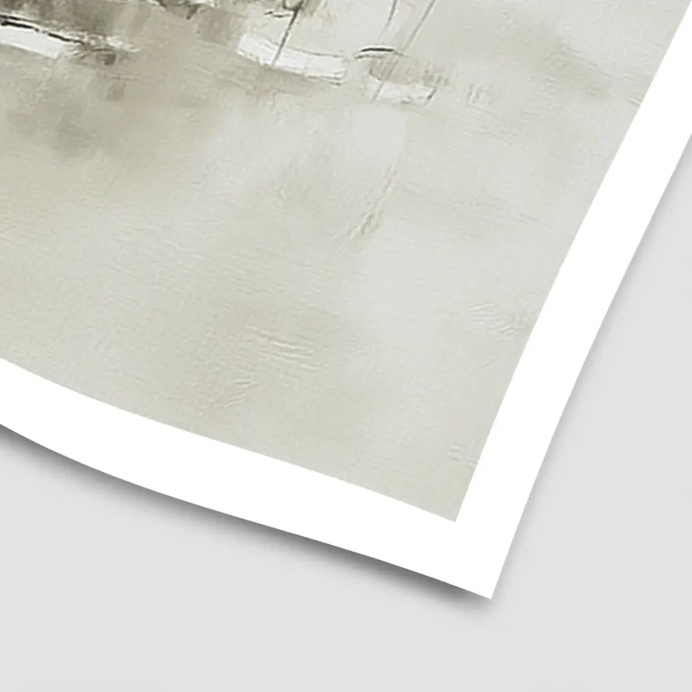 Pale Coastal Village Art Print Pale Coastal Village Art Print wall art product Chromatic Storm Studio