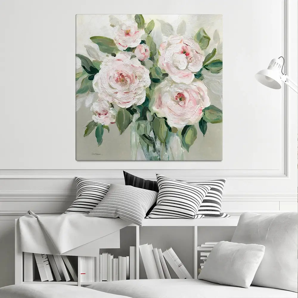 Pale Pink Blossoms Canvas Print Pale Pink Blossoms Canvas Print wall art product Carol Robinson