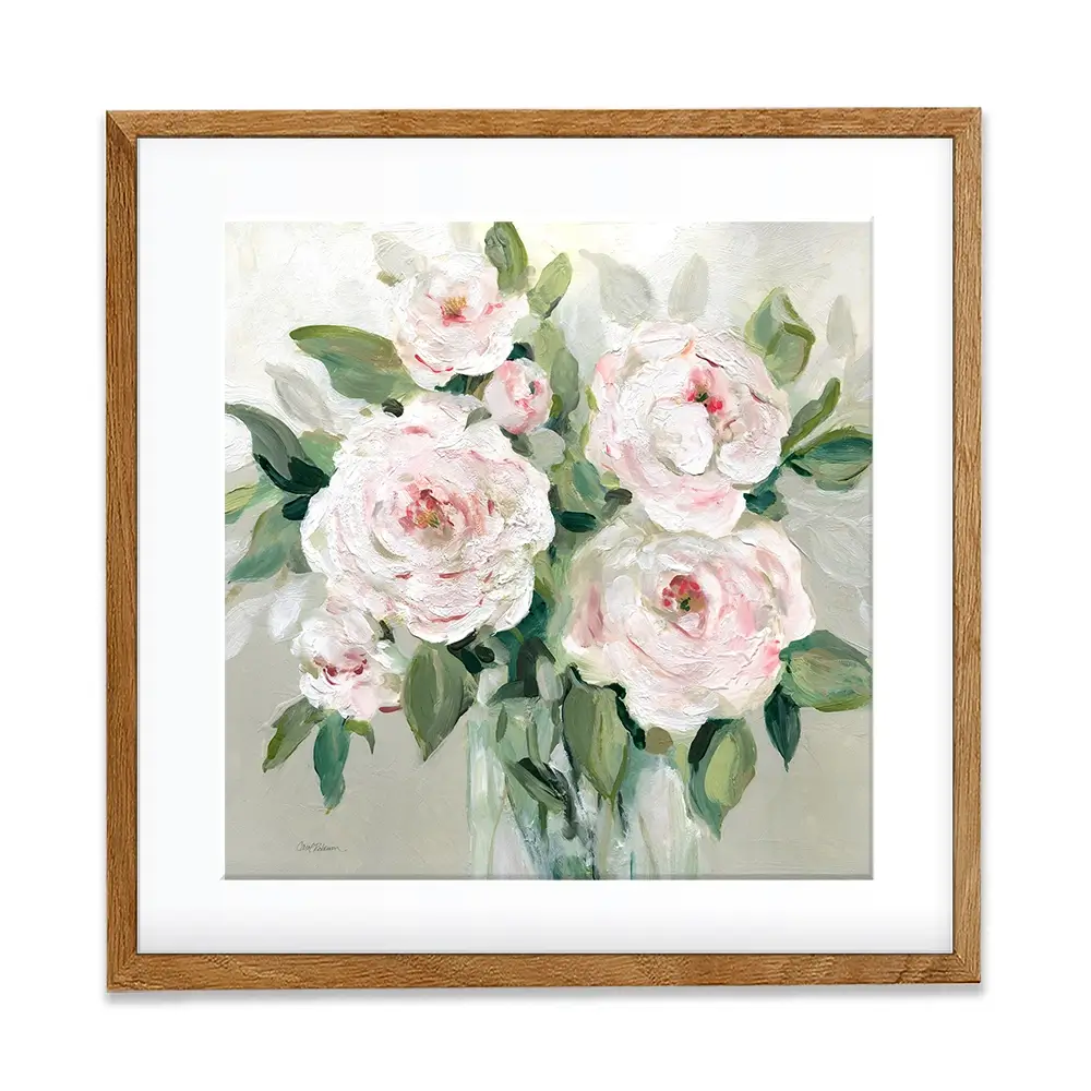Pale Pink Blossoms Framed Art Print Pale Pink Blossoms Framed Art Print wall art product Carol Robinson