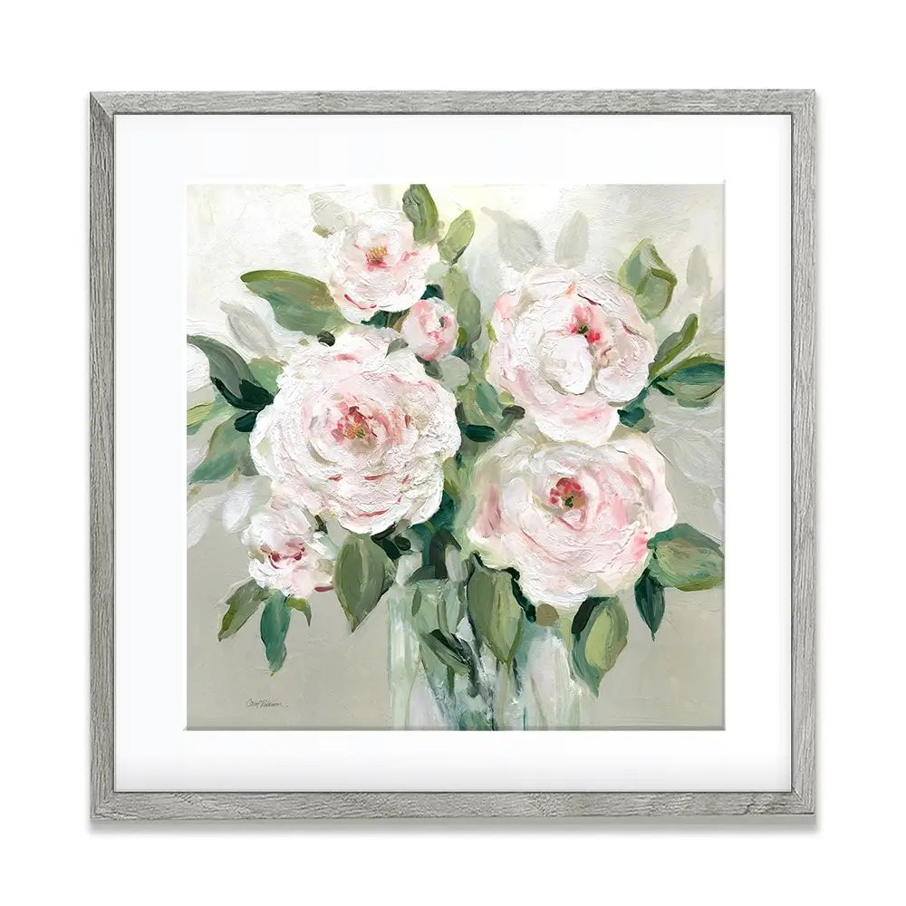 Pale Pink Blossoms Framed Art Print Pale Pink Blossoms Framed Art Print wall art product Carol Robinson