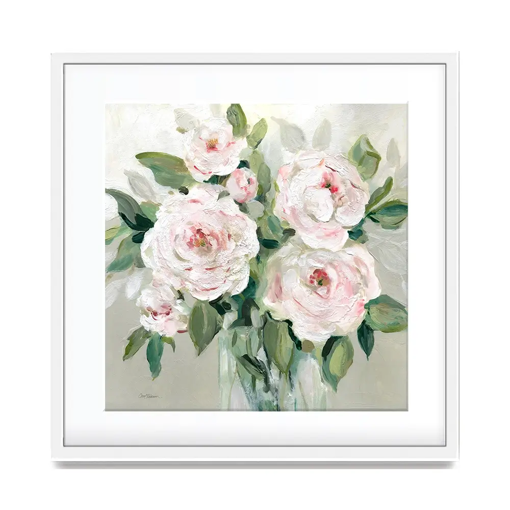 Pale Pink Blossoms Framed Art Print Pale Pink Blossoms Framed Art Print wall art product Carol Robinson