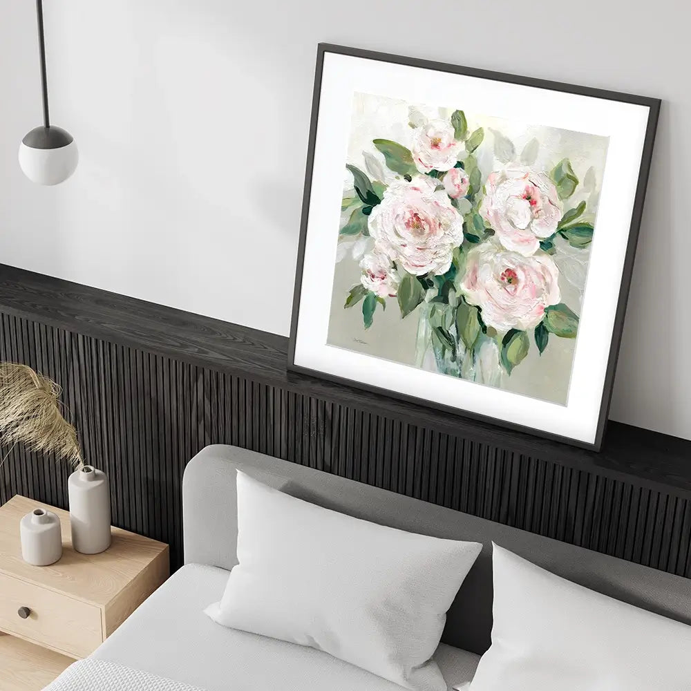 Pale Pink Blossoms Framed Art Print Pale Pink Blossoms Framed Art Print wall art product Carol Robinson