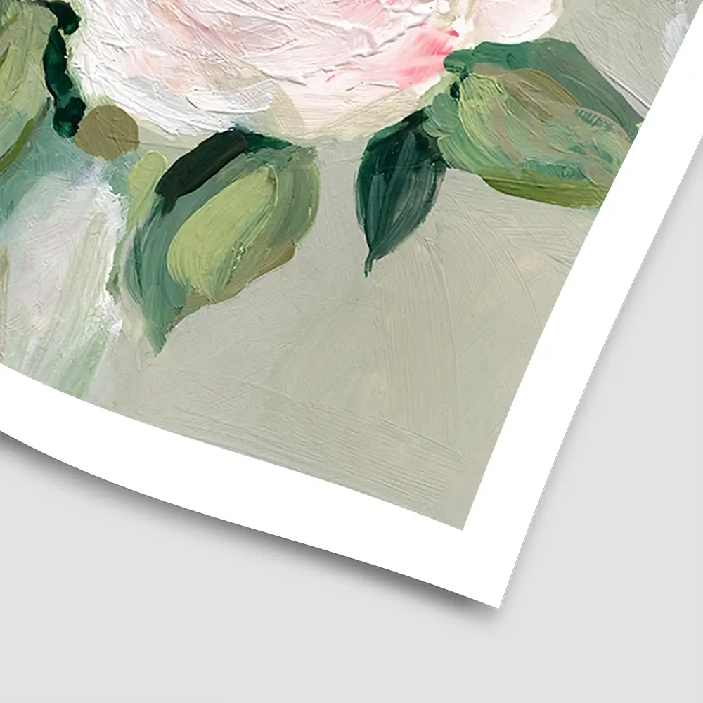 Pale Pink Blossoms Square Art Print Pale Pink Blossoms Square Art Print wall art product Carol Robinson