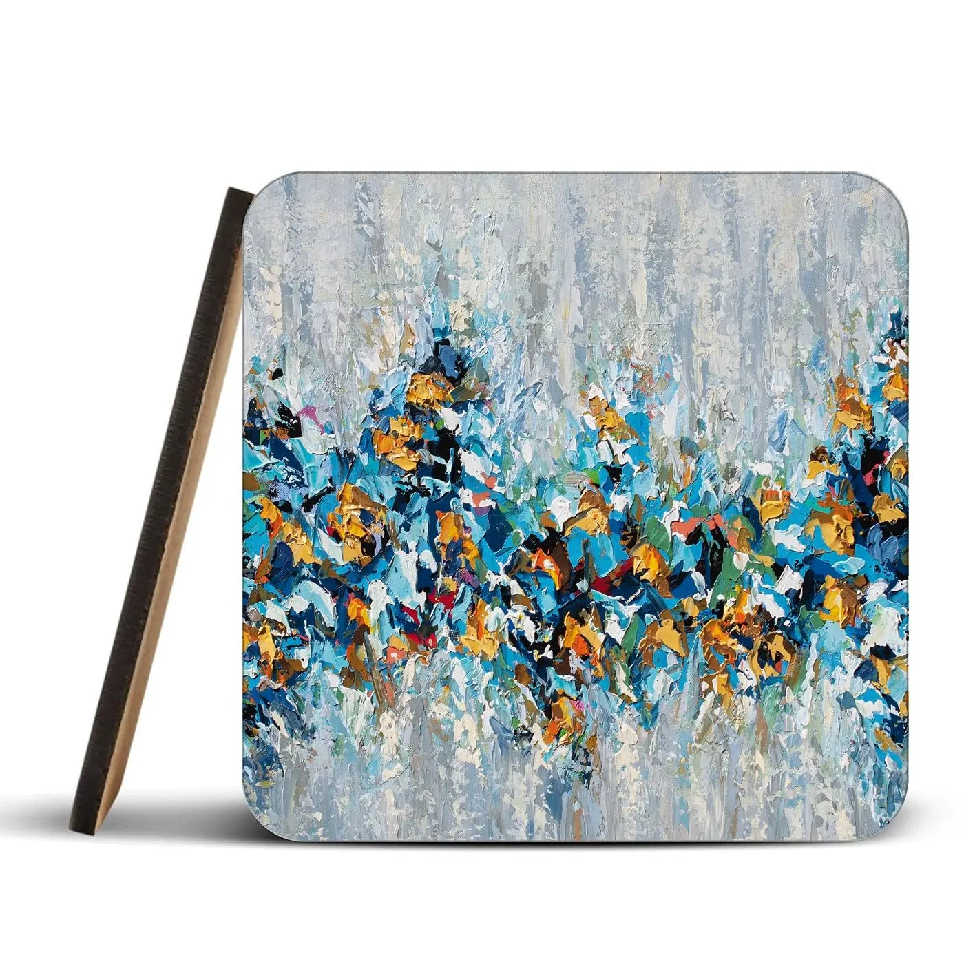 Palette Knife Abstract Coaster Set Palette Knife Abstract Coaster Set | Palette Knife Art Coasters wall art product Olga Tkachyk