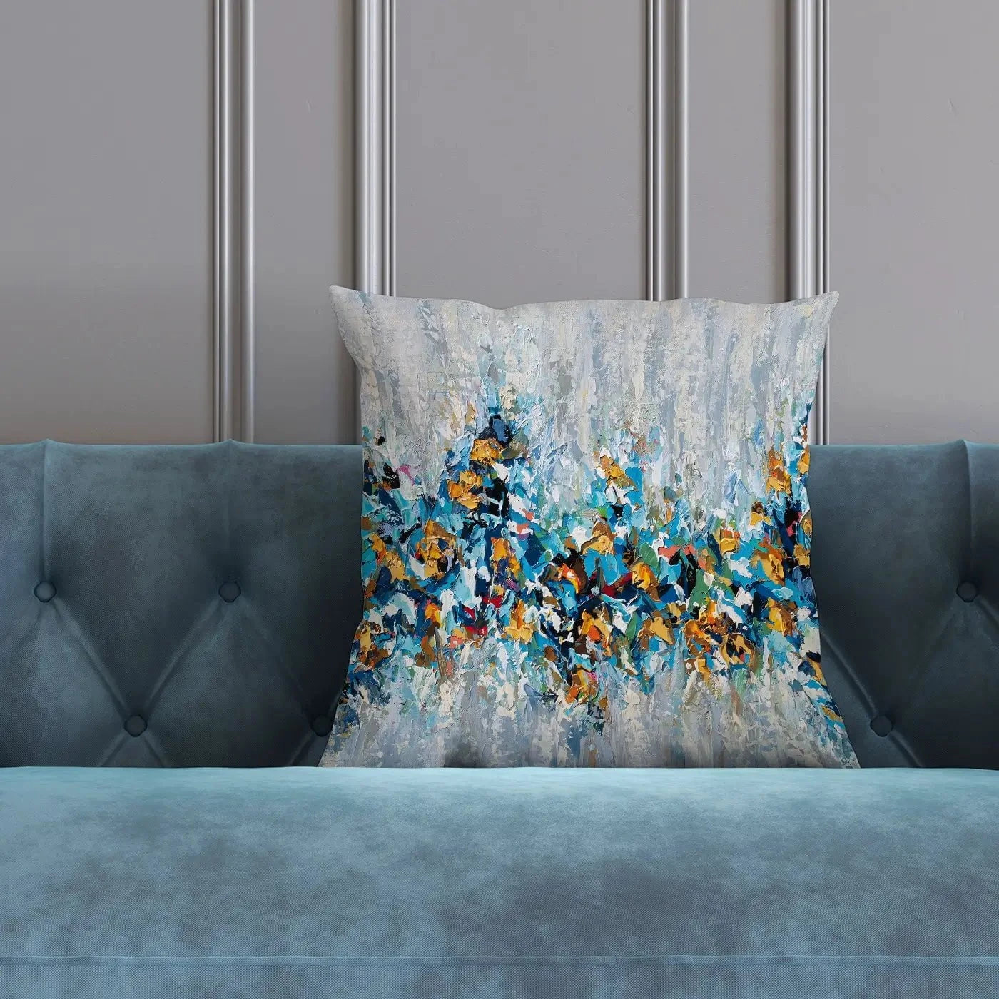 Palette Knife Abstract Cushion Palette Knife Abstract Cushion wall art product Olga Tkachyk