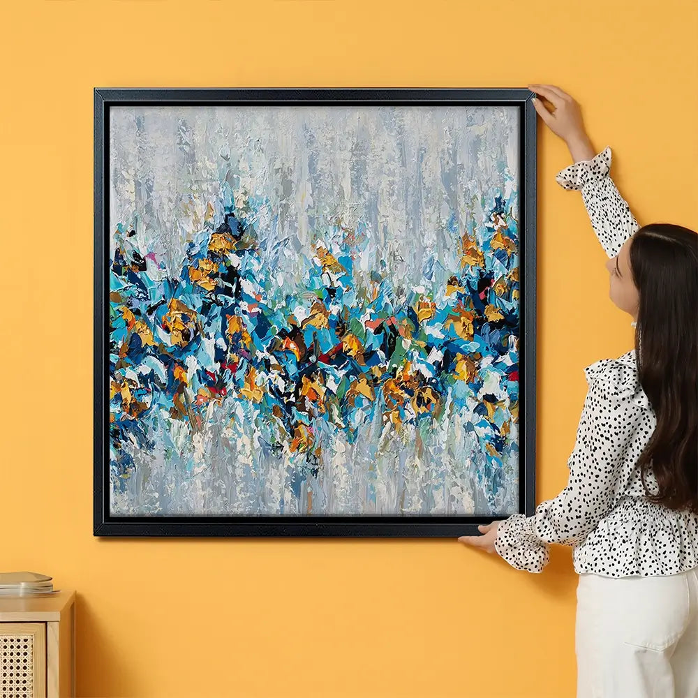 Palette Knife Abstract Oversized Canvas Print Palette Knife Abstract Oversized Canvas Print wall art product Olga Tkachyk