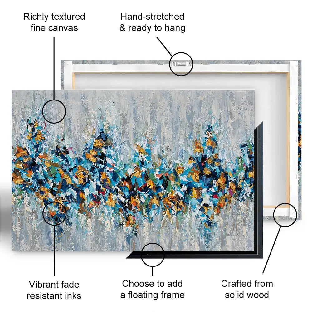 Palette Knife Abstract Oversized Canvas Print Palette Knife Abstract Oversized Canvas Print wall art product Olga Tkachyk