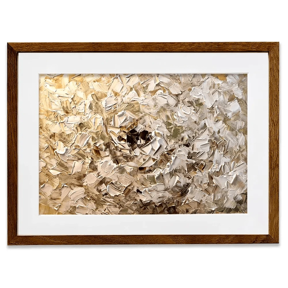 Palette Knife Petals Framed Art Print Palette Knife Petals Framed Art Print wall art product Osnat Tzadok
