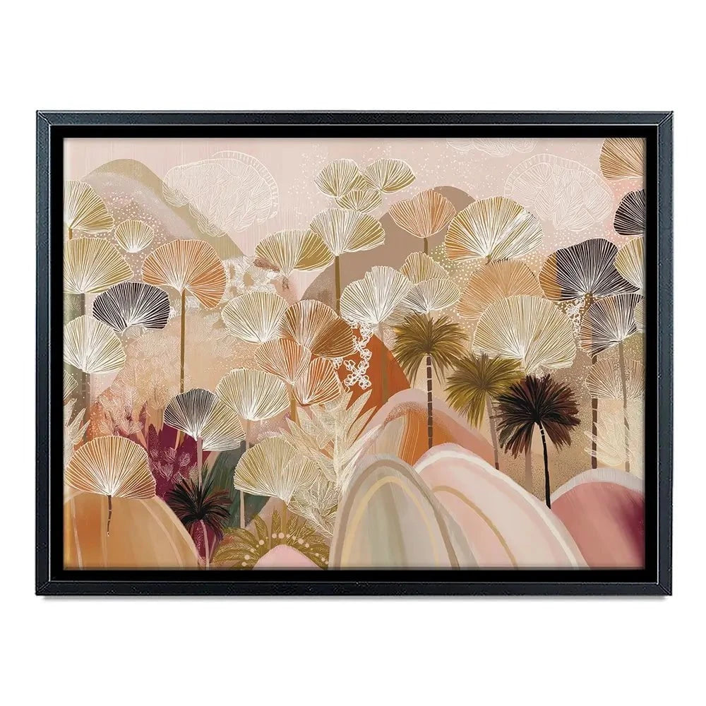 Palms And Poetry Canvas Print Palms And Poetry Canvas Print wall art product Isabella Karolewicz