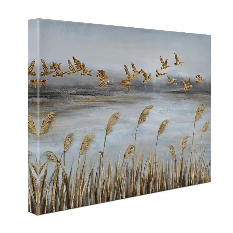 Pampas Grass Canvas Print Pampas Grass Canvas Print wall art product CHENYU ARTS / Shutterstock