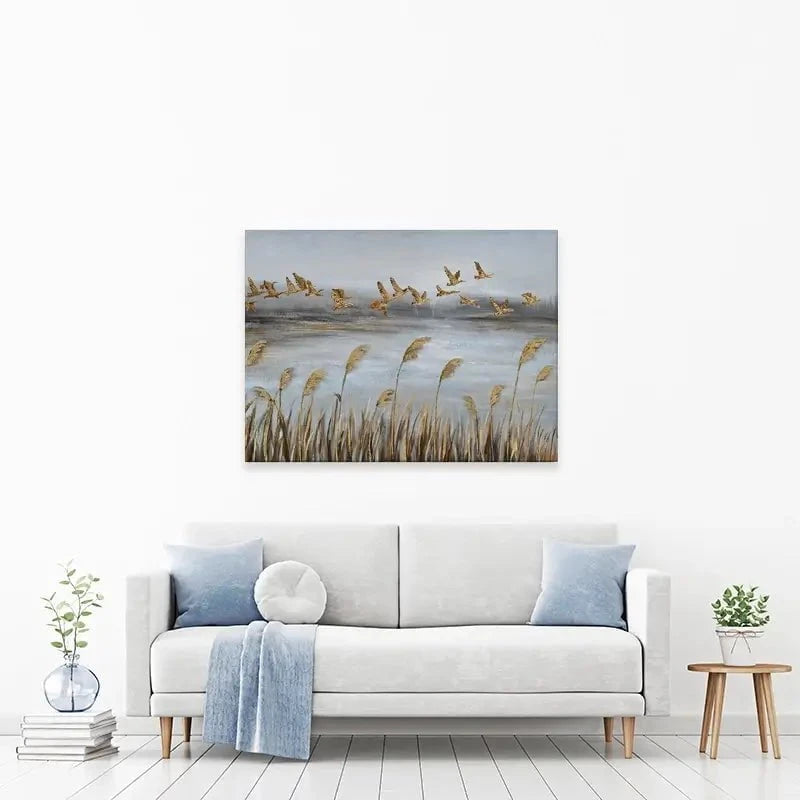 Pampas Grass Canvas Print Pampas Grass Canvas Print wall art product CHENYU ARTS / Shutterstock
