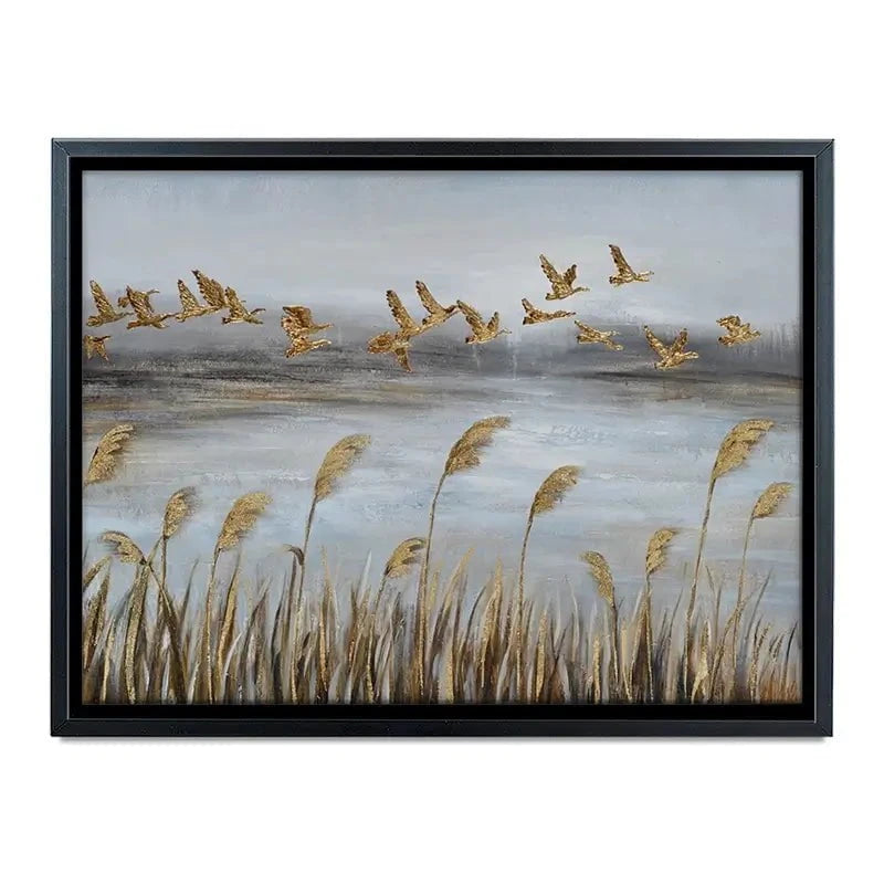 Pampas Grass Canvas Print Pampas Grass Canvas Print wall art product CHENYU ARTS / Shutterstock