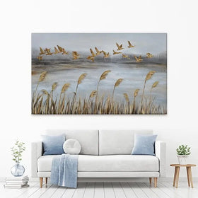 Pampas Grass Canvas Print Pampas Grass Canvas Print wall art product CHENYU ARTS / Shutterstock