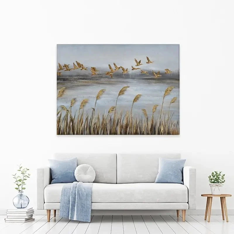Pampas Grass Canvas Print Pampas Grass Canvas Print wall art product CHENYU ARTS / Shutterstock