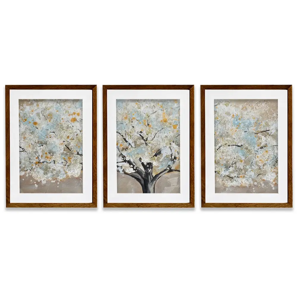 Panoramic Tree Framed Art Print Trio Panoramic Tree Framed Art Print Trio wall art product Art Print Shop
