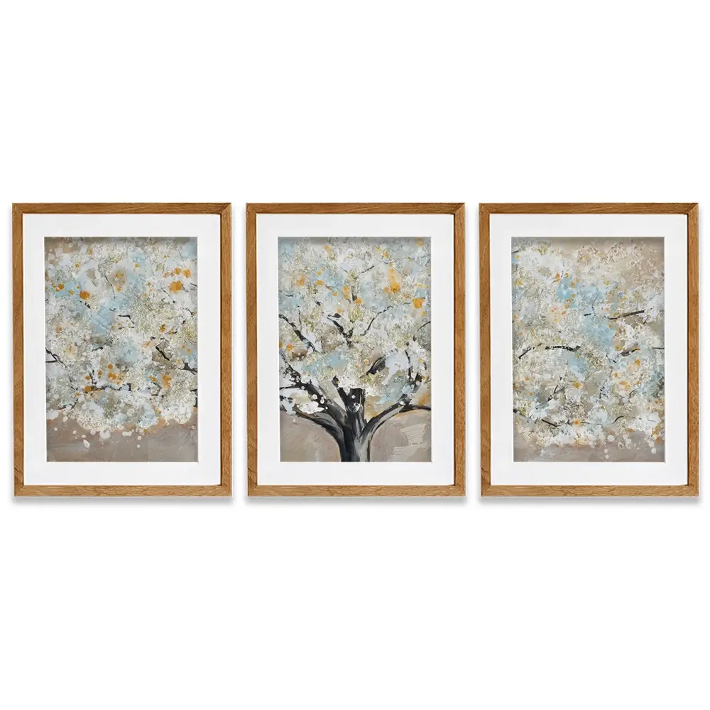 Panoramic Tree Framed Art Print Trio Panoramic Tree Framed Art Print Trio wall art product Art Print Shop