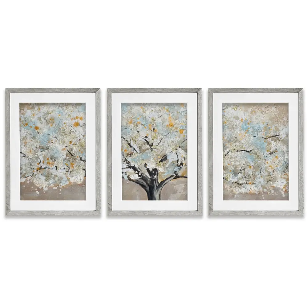 Panoramic Tree Framed Art Print Trio Panoramic Tree Framed Art Print Trio wall art product Art Print Shop