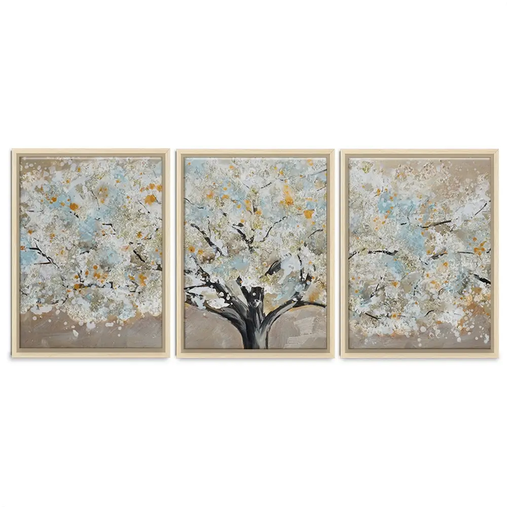 Panoramic Tree Trio Canvas Print Panoramic Tree Trio Canvas Print wall art product JS CHENYU ARTS / Shutterstock