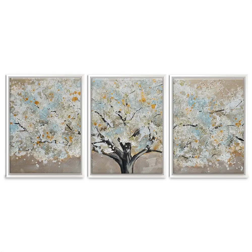 Panoramic Tree Trio Canvas Print Panoramic Tree Trio Canvas Print wall art product JS CHENYU ARTS / Shutterstock