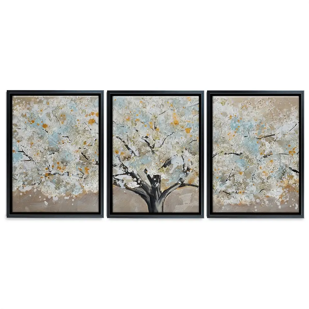 Panoramic Tree Trio Canvas Print Panoramic Tree Trio Canvas Print wall art product JS CHENYU ARTS / Shutterstock