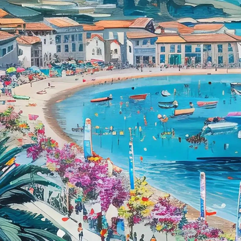 Paradise Canvas Print Paradise Canvas Print wall art product LSR Design Studio - Independent