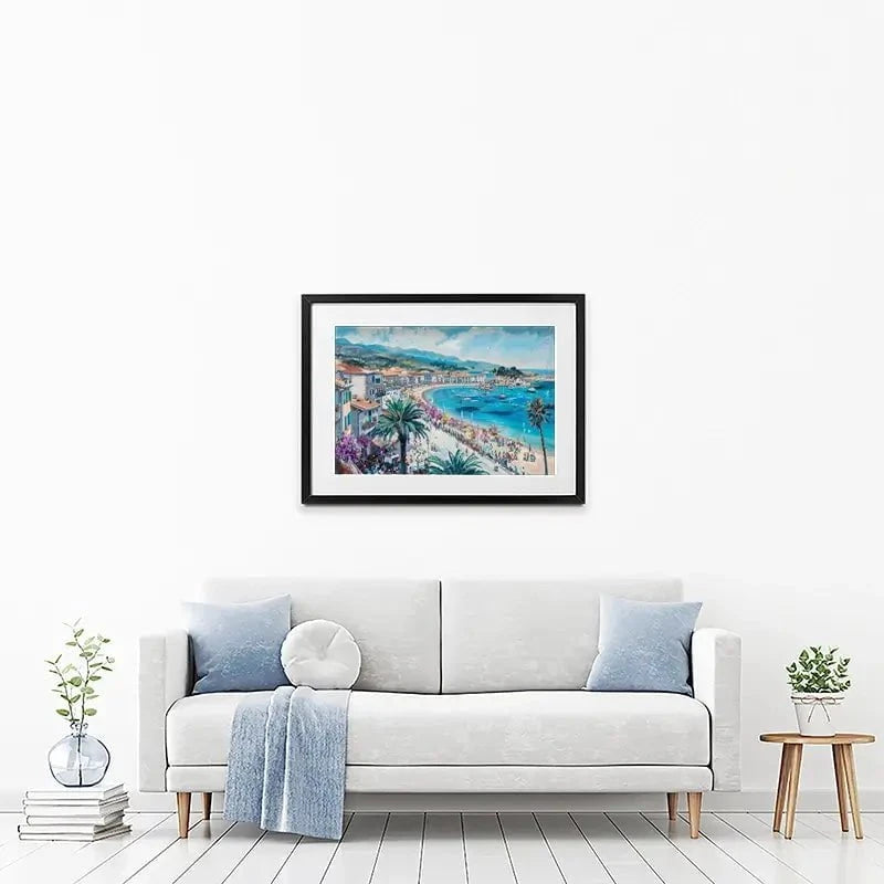Paradise Framed Art Print Paradise Framed Art Print wall art product LSR Design Studio - Independent