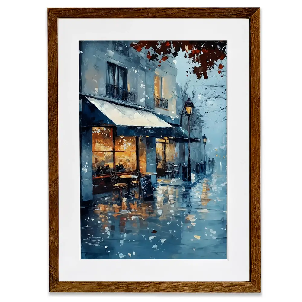 Paris Café Framed Art Print Paris Café Framed Art Print wall art product Arlington Prints - Independent
