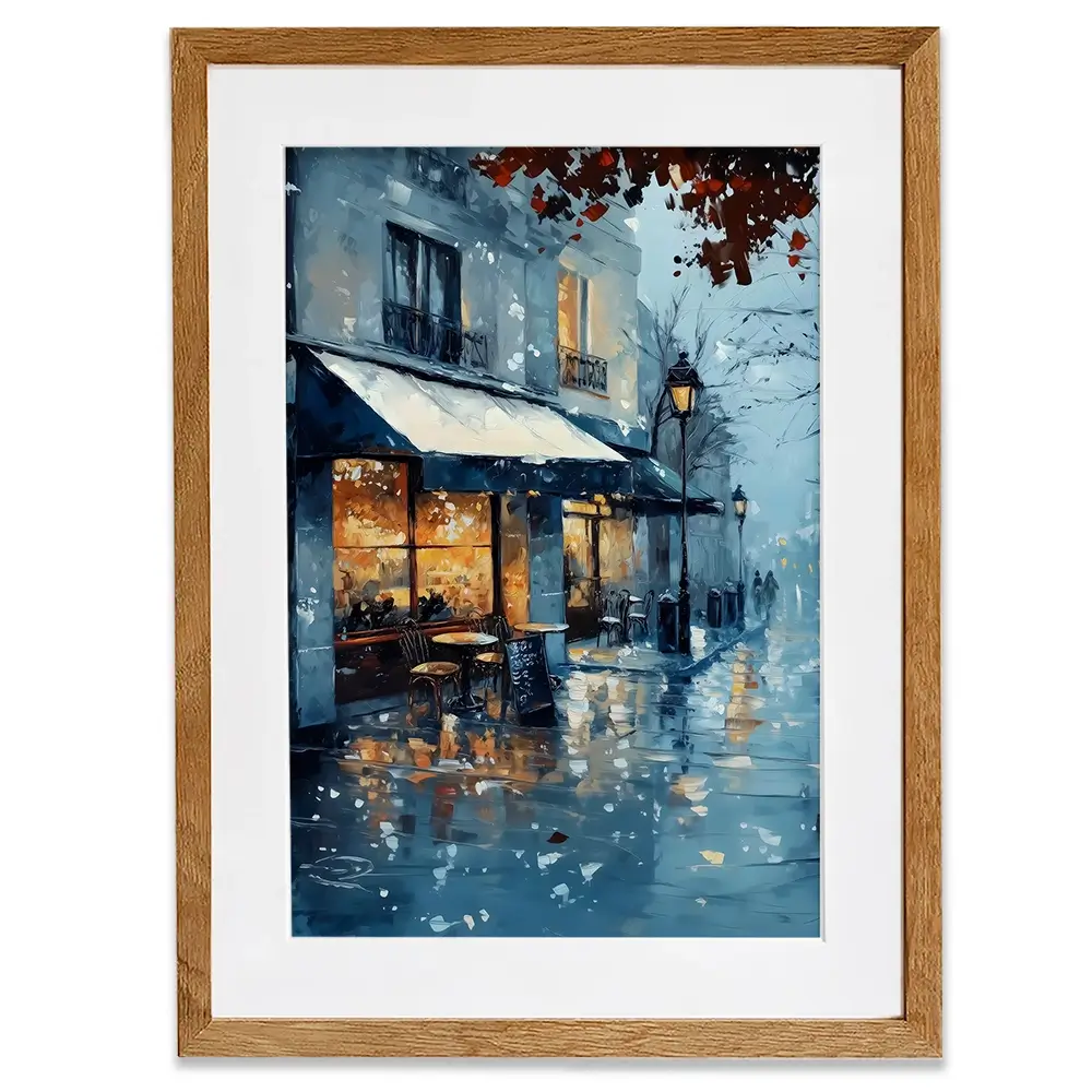 Paris Café Framed Art Print Paris Café Framed Art Print wall art product Arlington Prints - Independent