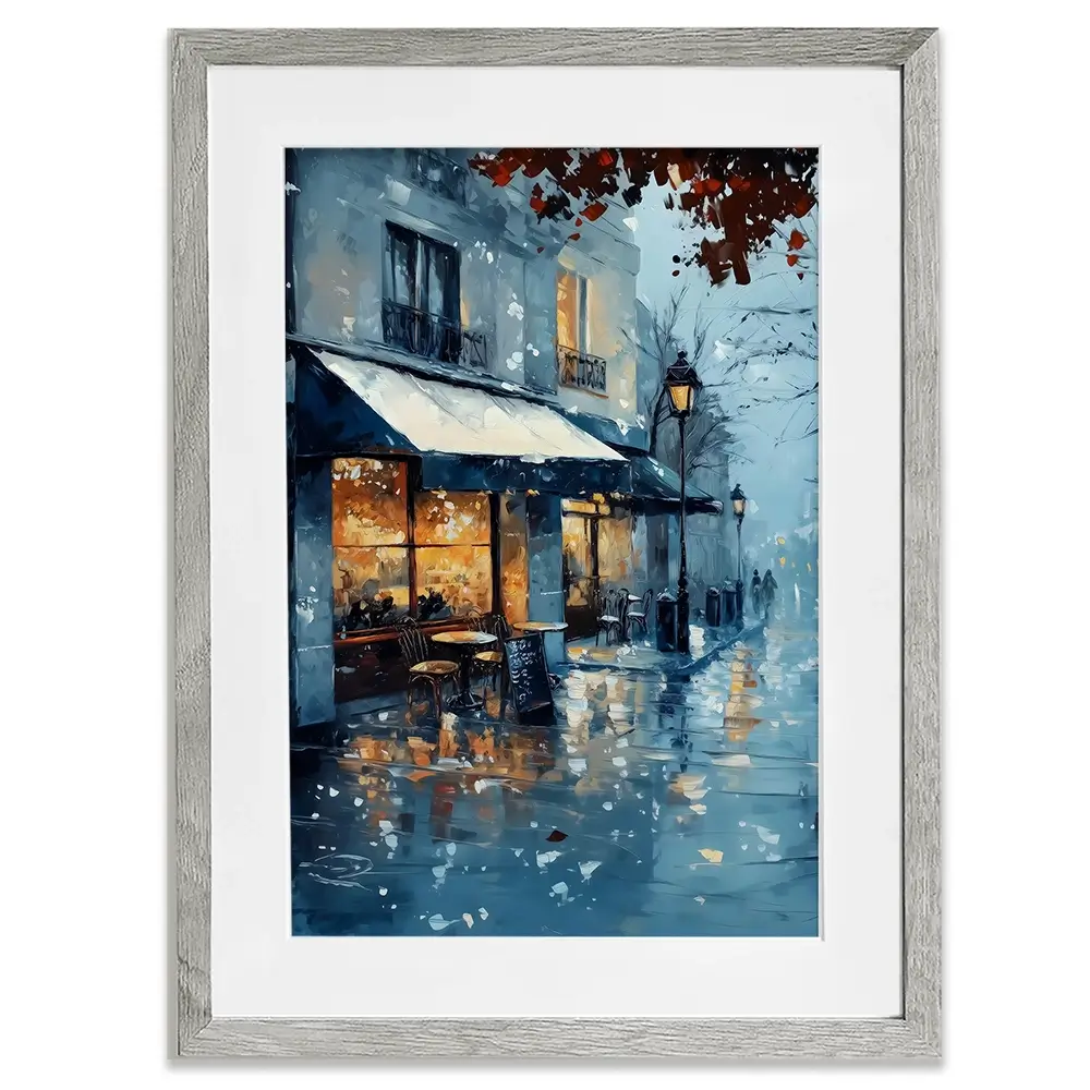 Paris Café Framed Art Print Paris Café Framed Art Print wall art product Arlington Prints - Independent