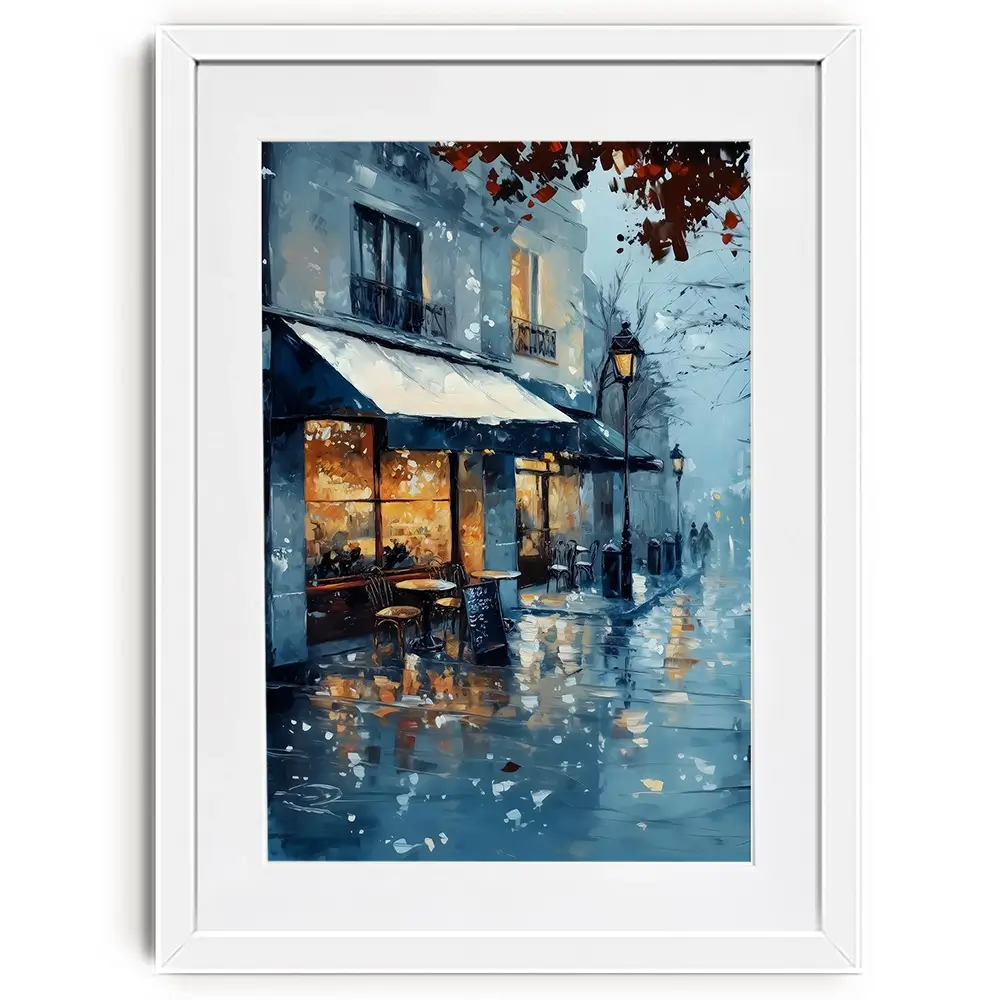 Paris Café Framed Art Print Paris Café Framed Art Print wall art product Arlington Prints - Independent