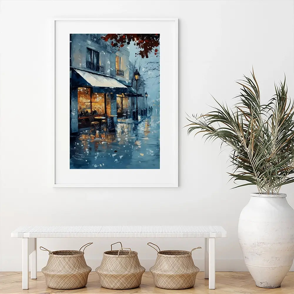 Paris Café Framed Art Print Paris Café Framed Art Print wall art product Arlington Prints - Independent