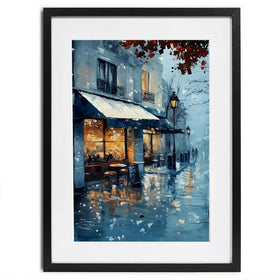 Paris Café Framed Art Print Paris Café Framed Art Print wall art product Arlington Prints - Independent