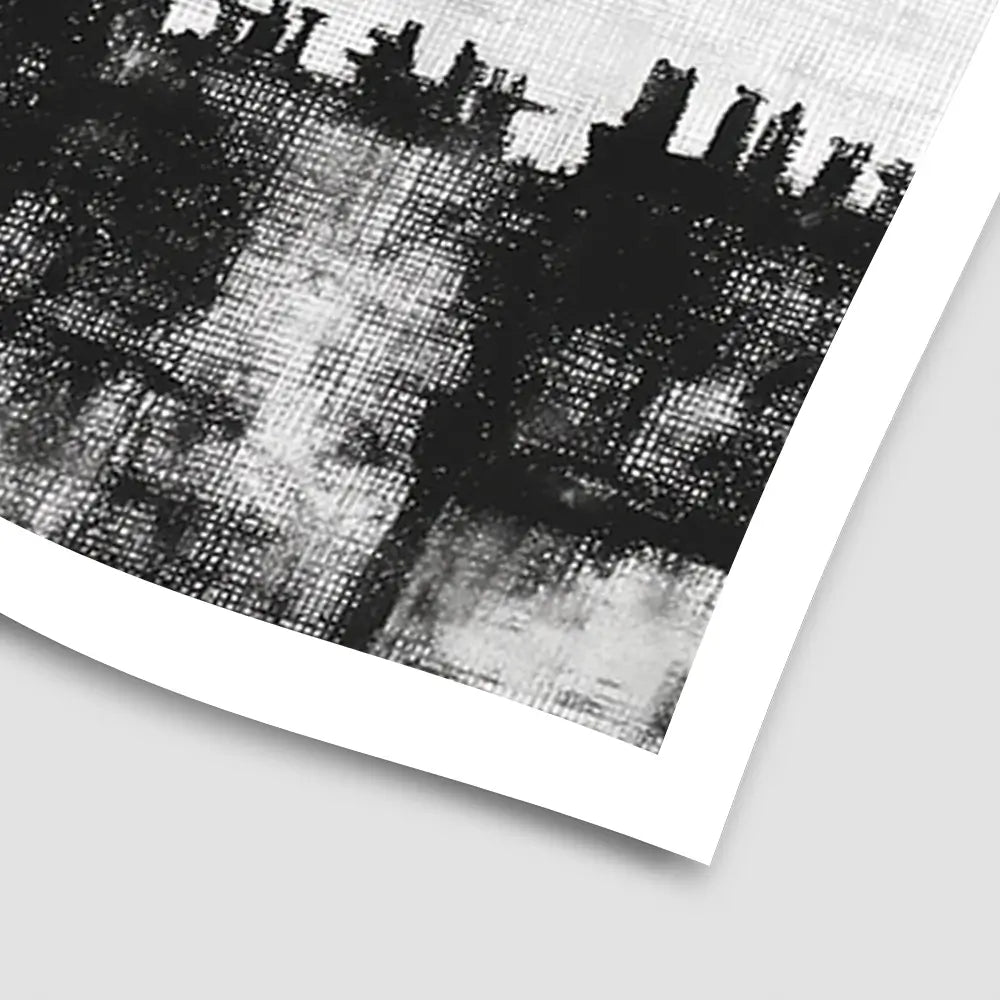 Paris Rooftops Skyline Art Print Paris Rooftops Skyline Art Print wall art product Chromatic Storm Studio
