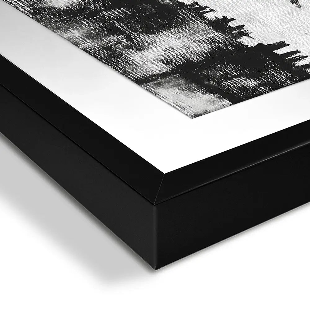 Paris Rooftops Skyline Framed Art Print Paris Rooftops Skyline Framed Art Print wall art product Chromatic Storm Studio