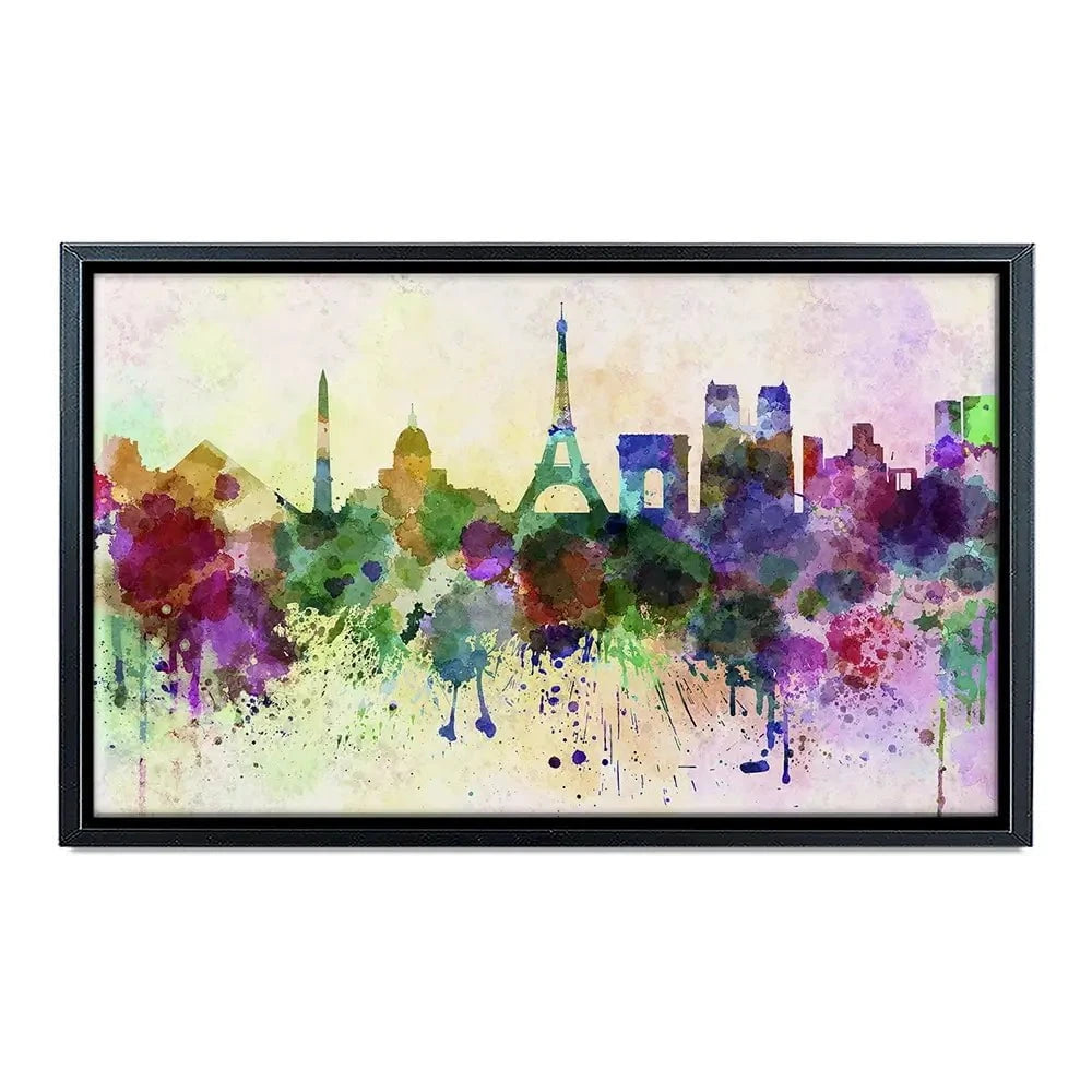 Paris Skyline Canvas Print Paris Skyline Canvas Print wall art product Cristina Romero Palma / Shutterstock