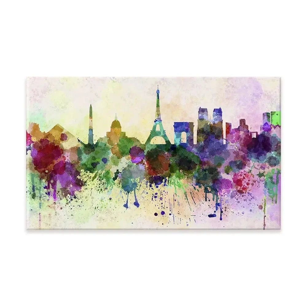 Paris Skyline Canvas Print Paris Skyline Canvas Print wall art product Cristina Romero Palma / Shutterstock