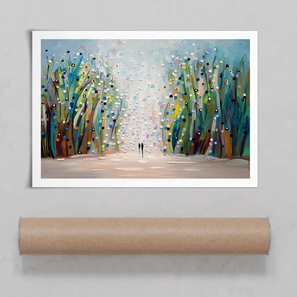 Park Stroll Art Print Park Stroll Art Print wall art product Ekaterina Ermilkina