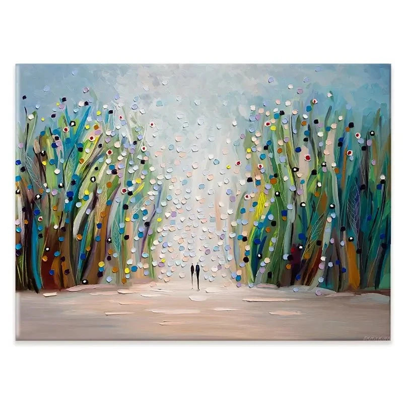 Park Stroll Canvas Print Park Stroll Canvas Print wall art product Ekaterina Ermilkina
