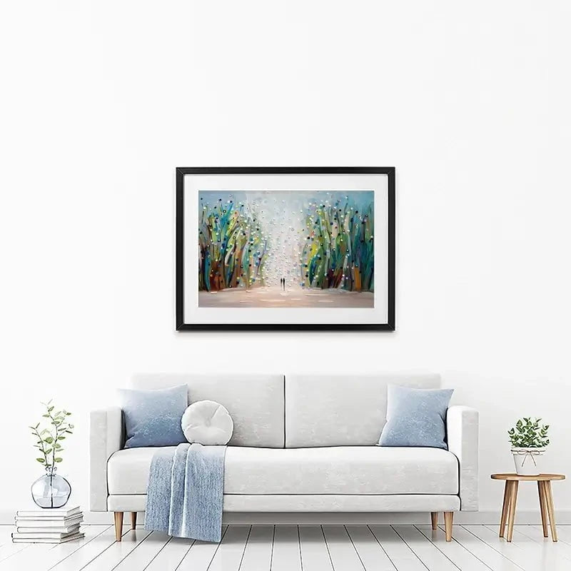 Park Stroll Framed Art Print Park Stroll Framed Art Print wall art product Ekaterina Ermilkina