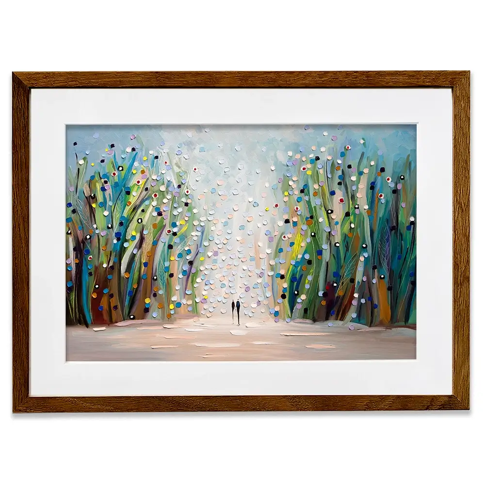 Park Stroll Framed Art Print Park Stroll Framed Art Print wall art product Ekaterina Ermilkina