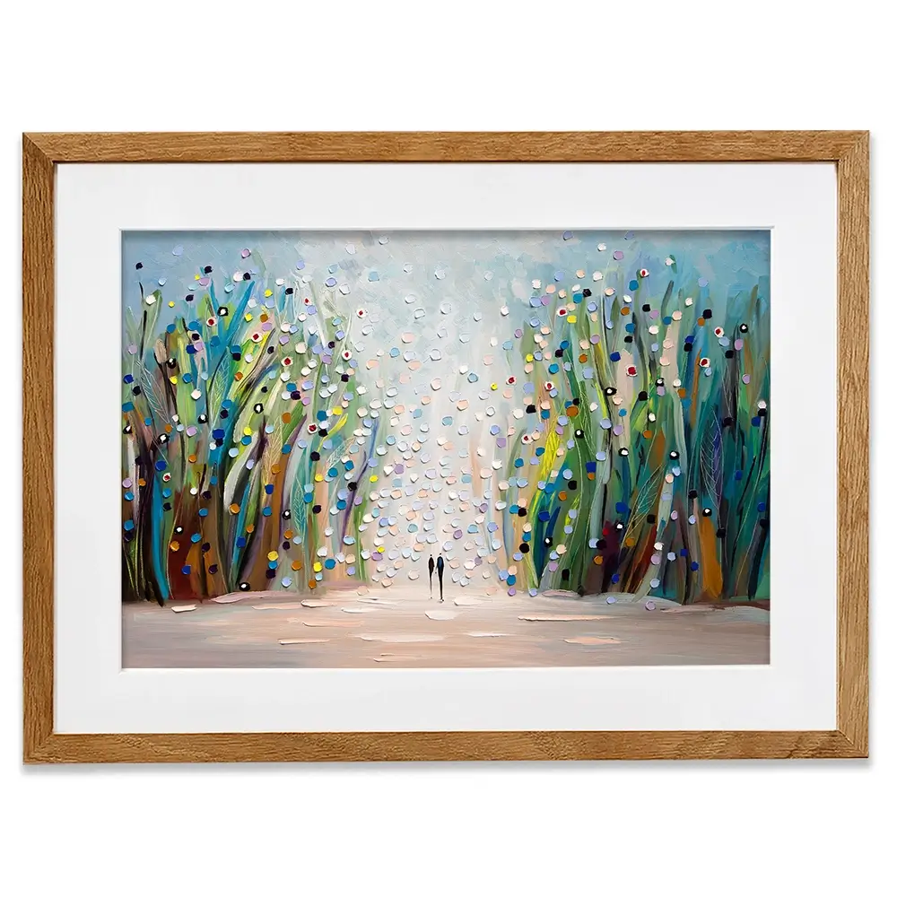 Park Stroll Framed Art Print Park Stroll Framed Art Print wall art product Ekaterina Ermilkina