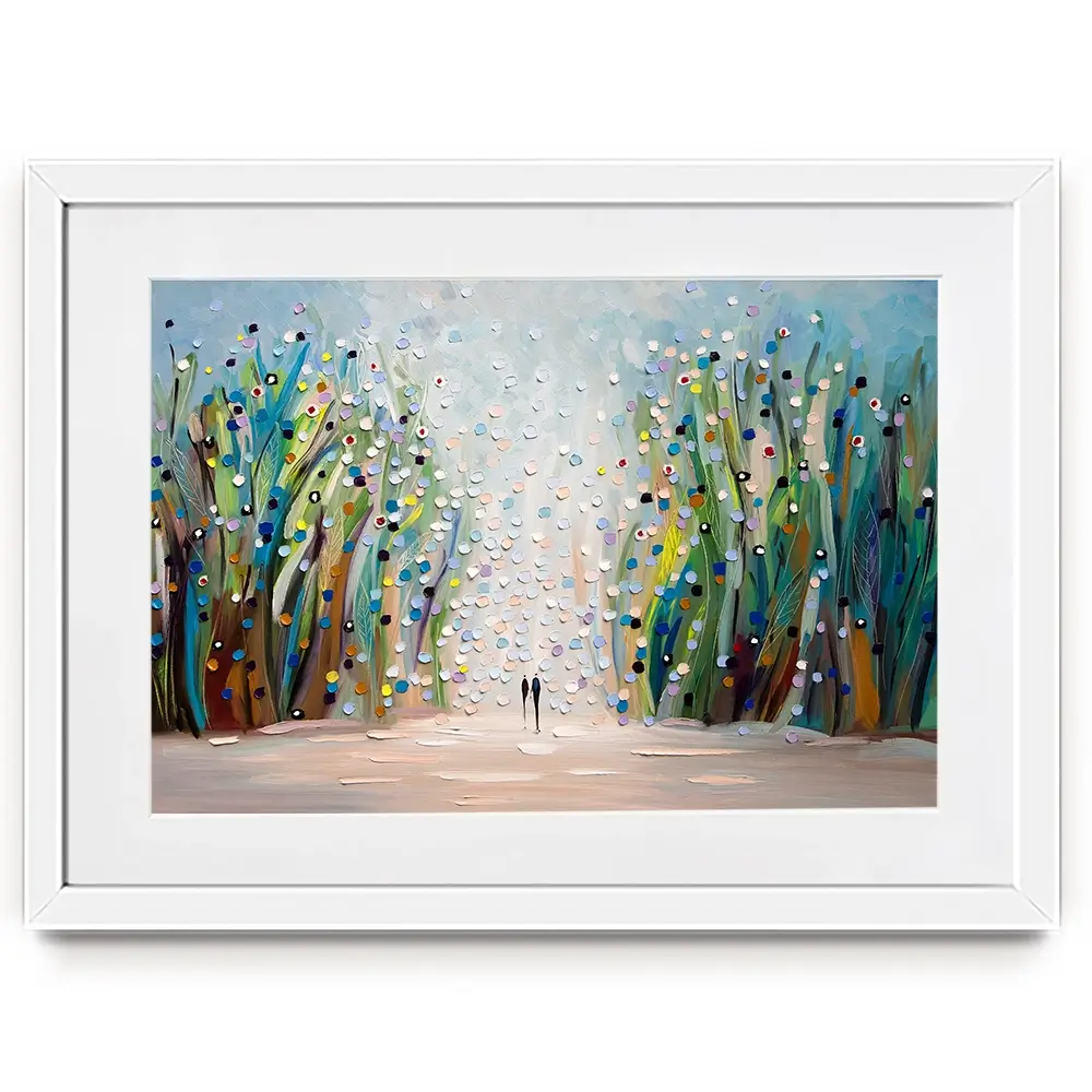 Park Stroll Framed Art Print Park Stroll Framed Art Print wall art product Ekaterina Ermilkina