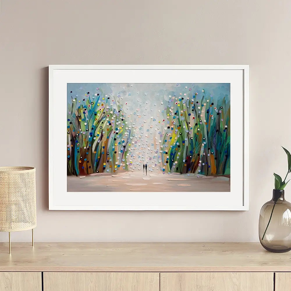 Park Stroll Framed Art Print Park Stroll Framed Art Print wall art product Ekaterina Ermilkina