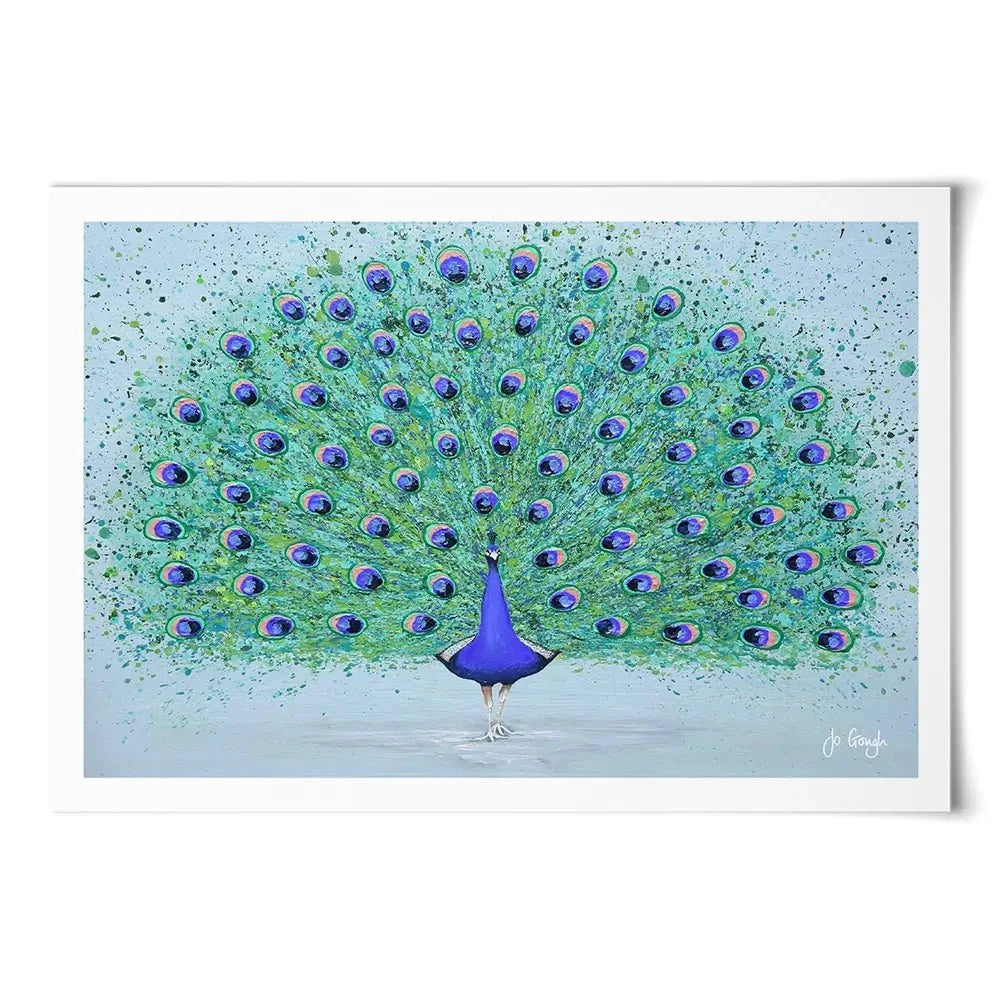 Parker The Peacock Art Print Parker The Peacock Art Print wall art product Jo Gough