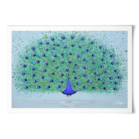 Parker The Peacock Art Print Parker The Peacock Art Print wall art product Jo Gough